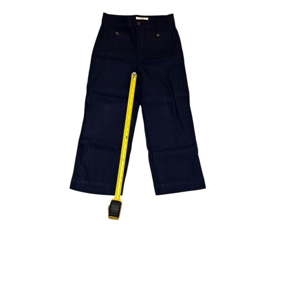 Loft The Palmer Wide Leg Woman’s Blue Wide Leg Pant Size 2 Petite - Picture 4 of 9